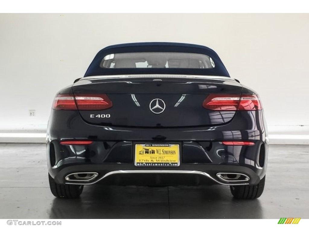2018 E 400 Convertible - Lunar Blue Metallic / Macchiato Beige/Yacht Blue photo #4