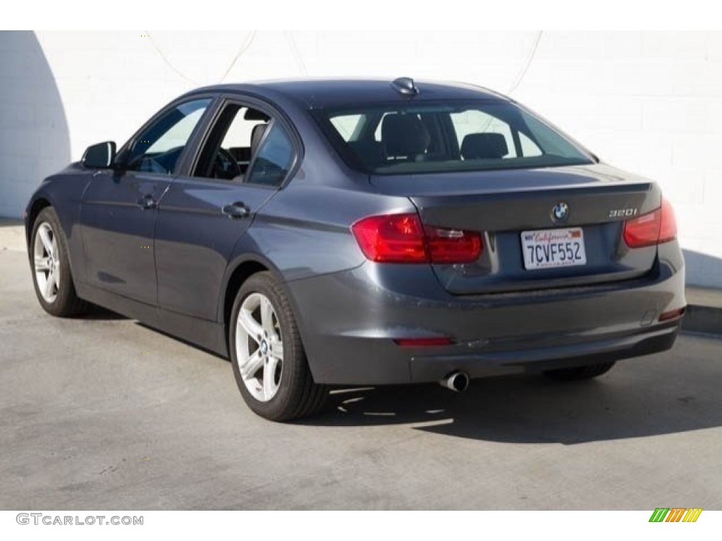 2014 3 Series 320i Sedan - Mineral Grey Metallic / Black photo #2