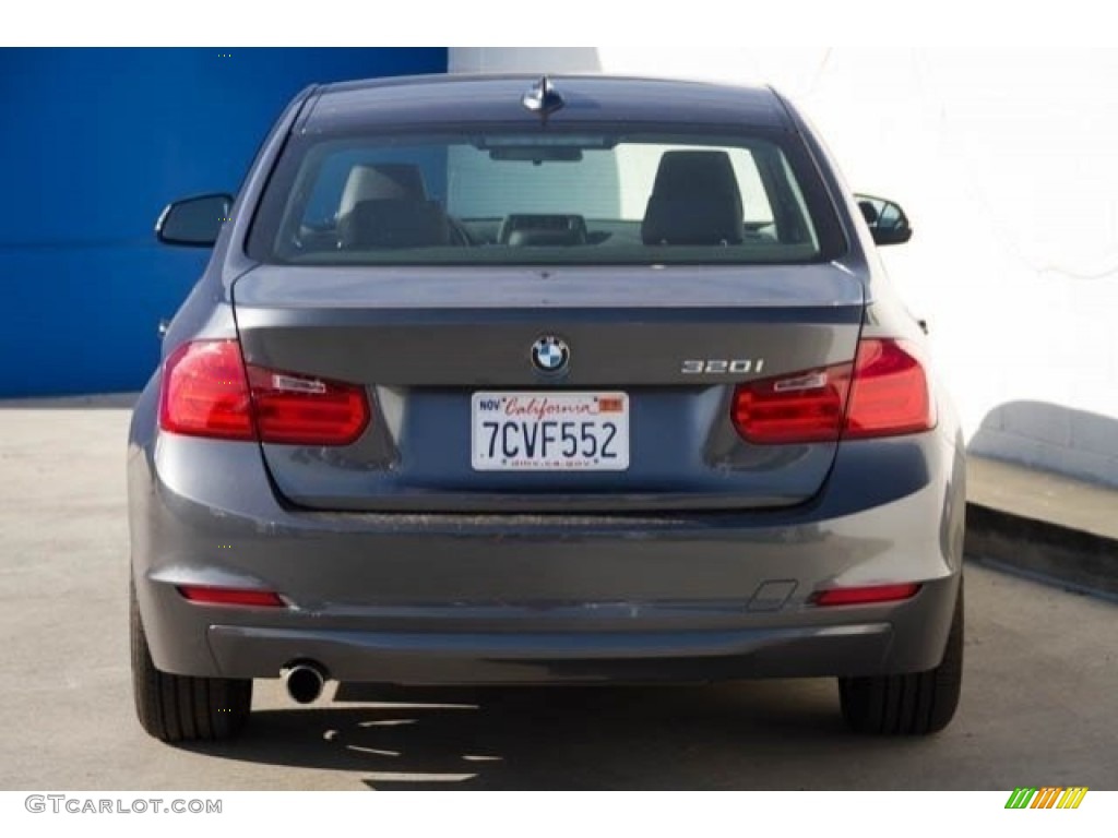 2014 3 Series 320i Sedan - Mineral Grey Metallic / Black photo #10