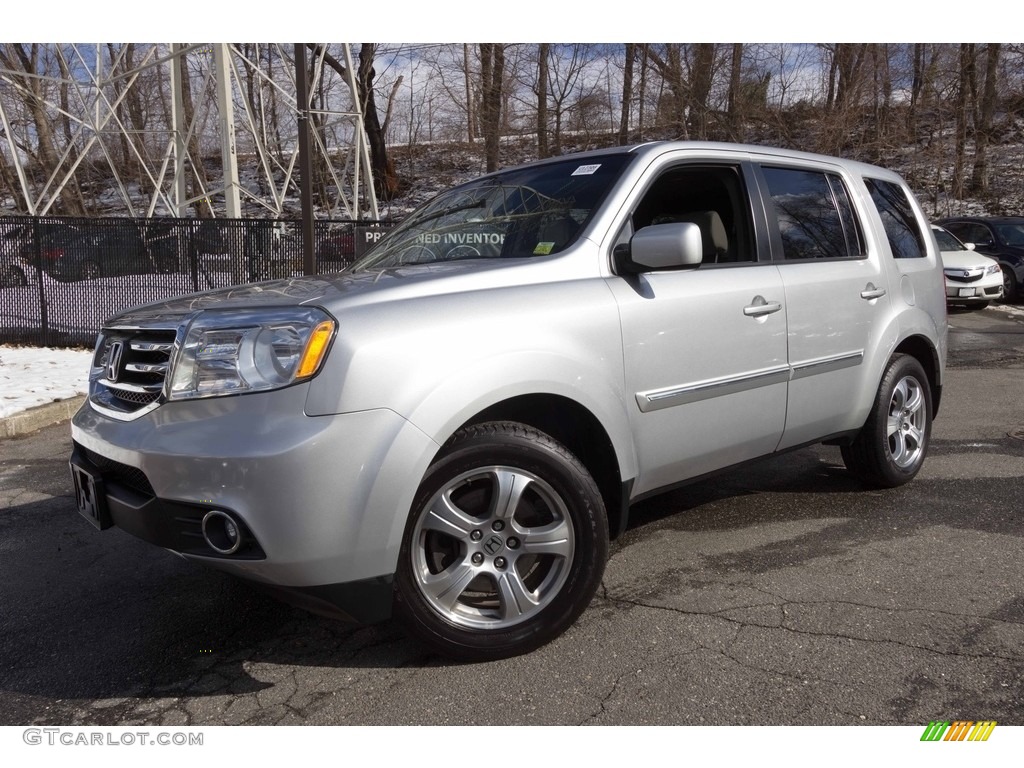 2012 Pilot EX 4WD - Alabaster Silver Metallic / Gray photo #1