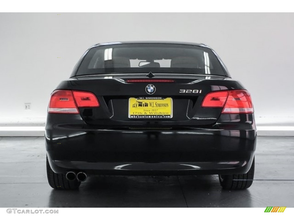 2010 3 Series 328i Convertible - Jet Black / Saddle Brown Dakota Leather photo #3