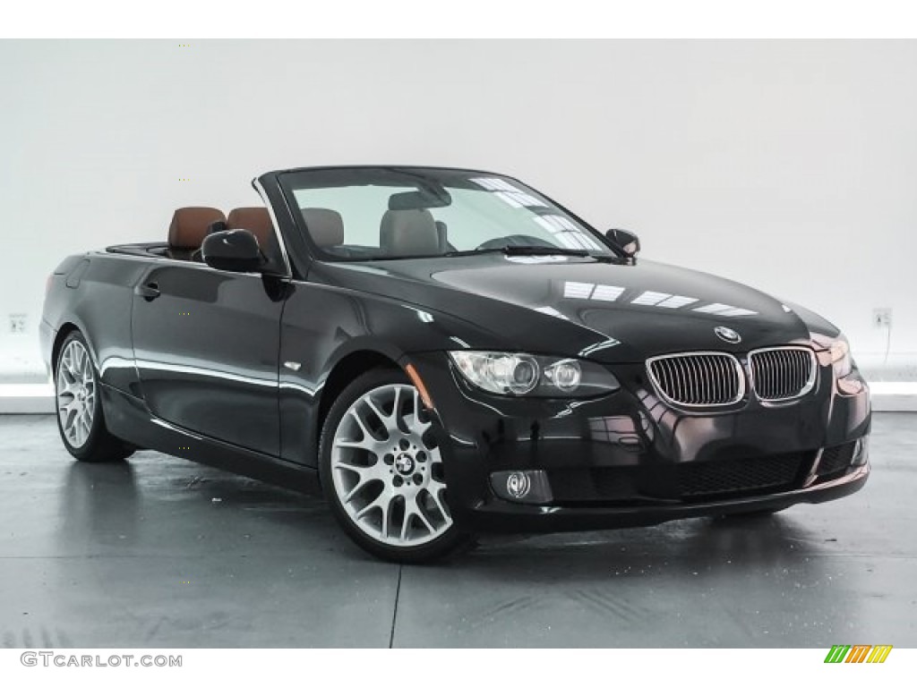 2010 3 Series 328i Convertible - Jet Black / Saddle Brown Dakota Leather photo #12