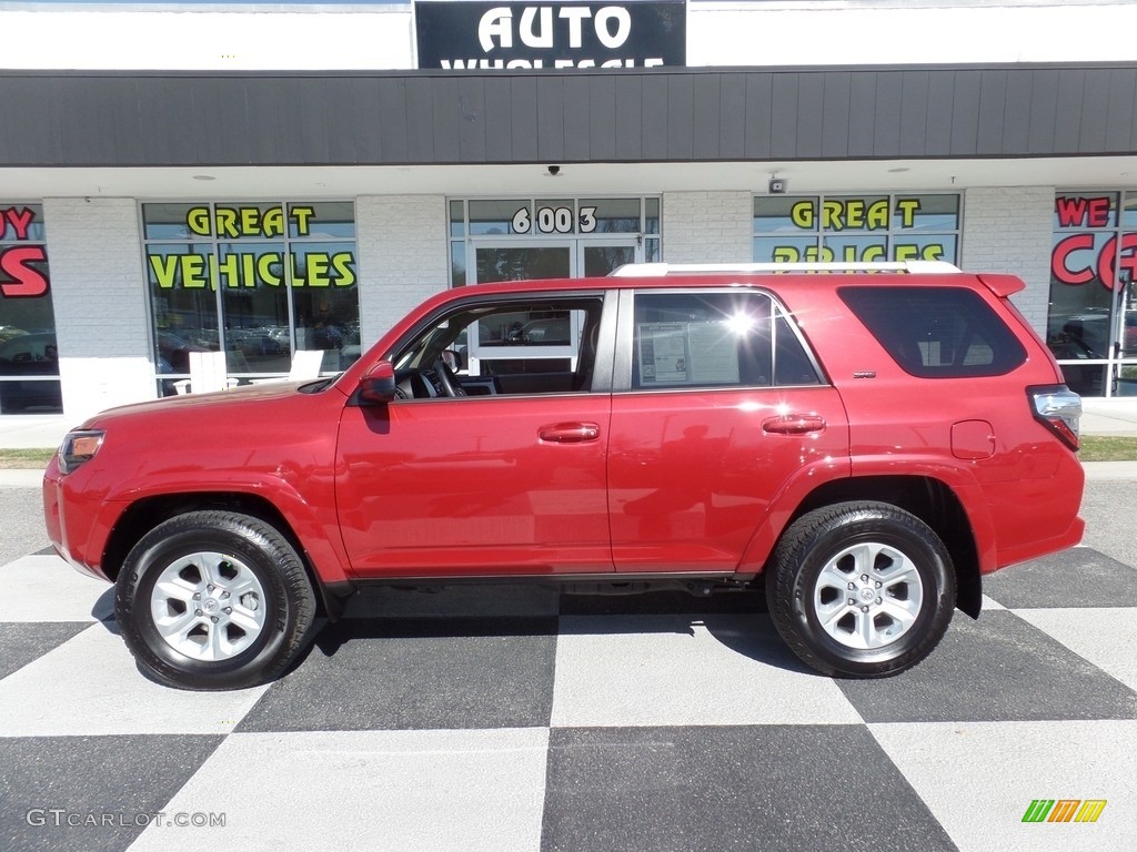 2018 4Runner SR5 4x4 - Barcelona Red Metallic / Sand Beige photo #1
