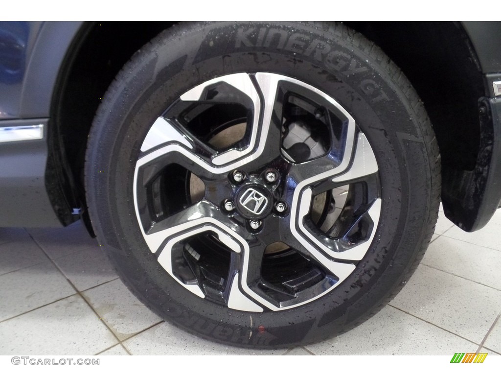 2018 CR-V Touring AWD - Gunmetal Metallic / Gray photo #15