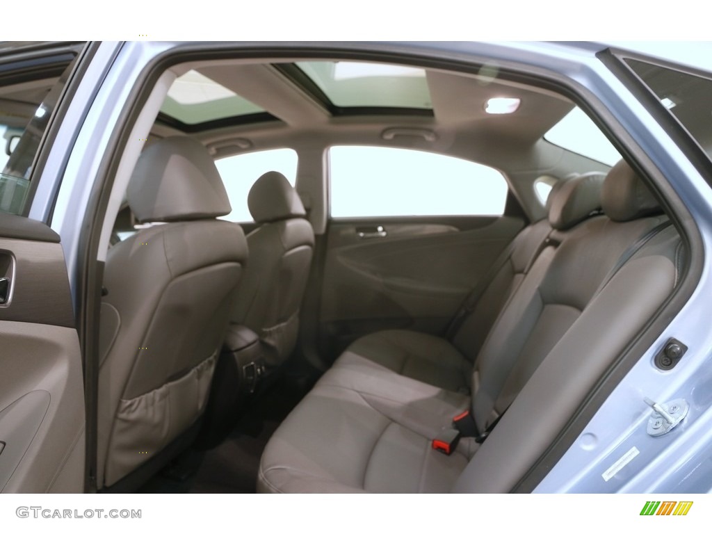 2012 Sonata Hybrid - Blue Sky Metallic / Gray photo #18