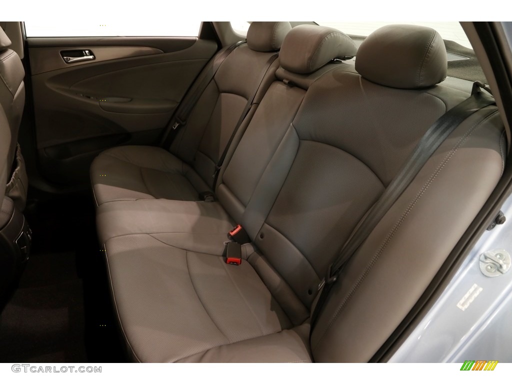 2012 Sonata Hybrid - Blue Sky Metallic / Gray photo #19