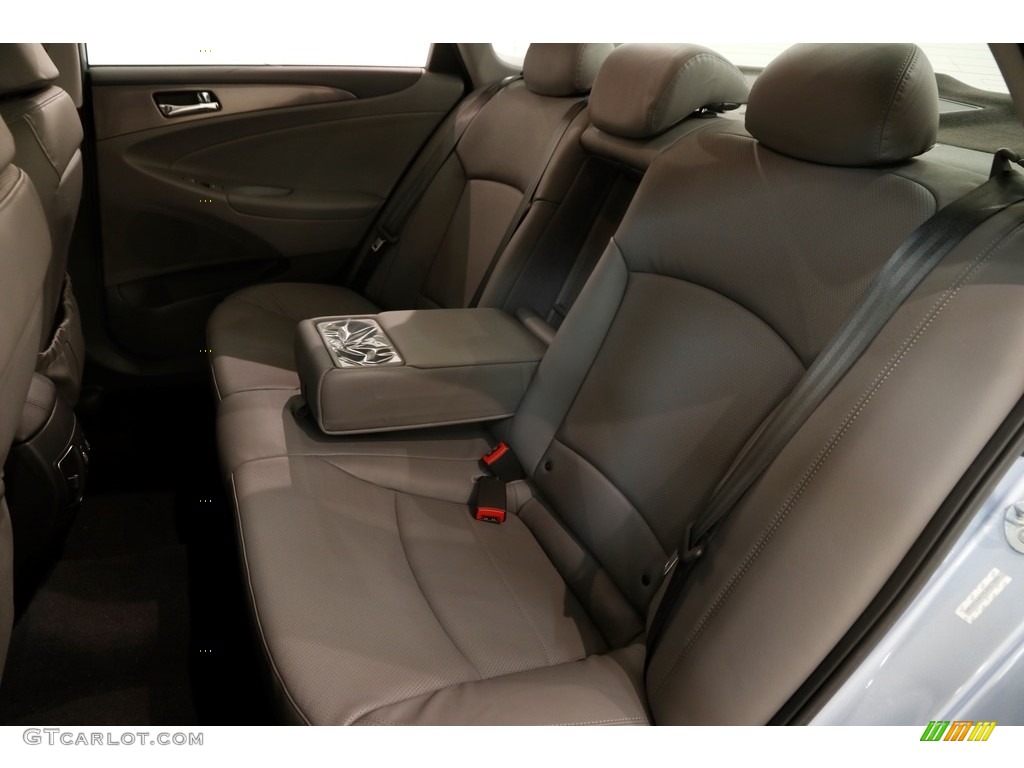 2012 Sonata Hybrid - Blue Sky Metallic / Gray photo #20