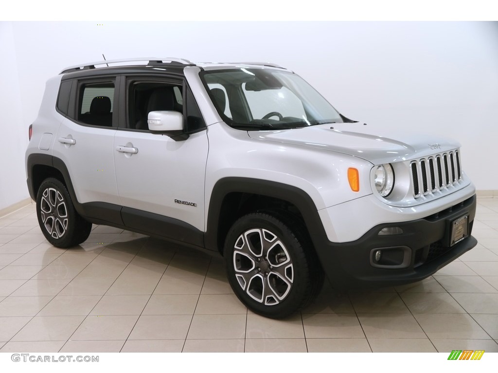 2017 Renegade Limited 4x4 - Glacier Metallic / Black photo #1