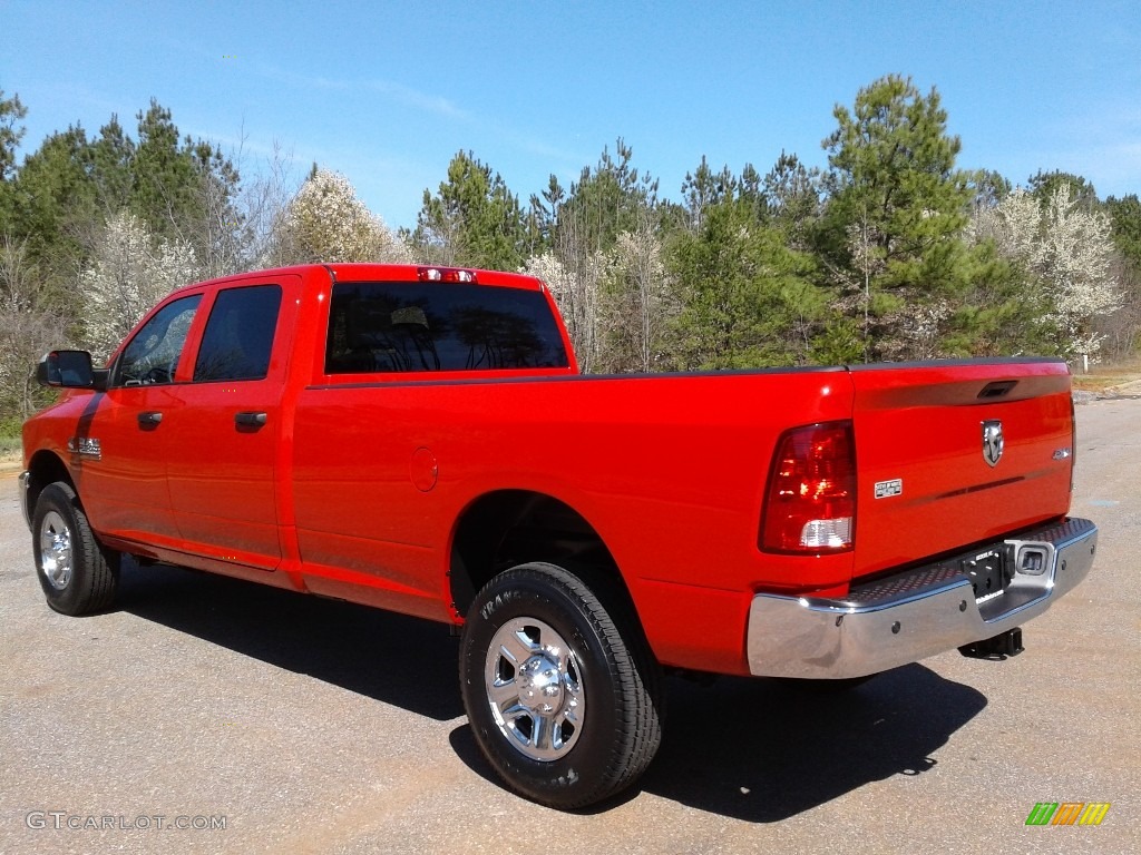 2018 2500 Tradesman Crew Cab 4x4 - Flame Red / Black/Diesel Gray photo #8