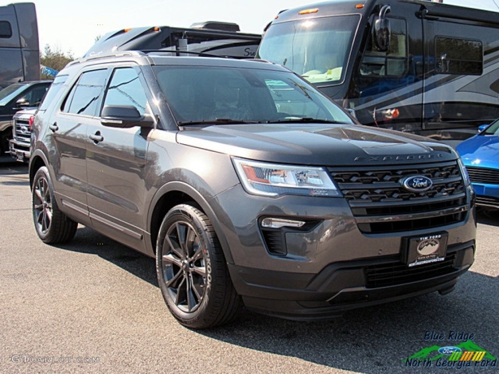 2018 Explorer XLT - Magnetic Metallic / Ebony Black photo #7
