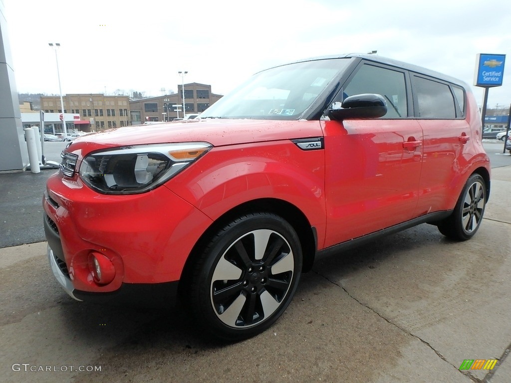 2018 Inferno Red Kia Soul + 125902653 Photo 8 Car