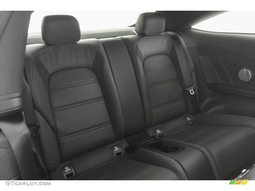 Black Interior 2018 Mercedes-Benz C 63 S AMG Coupe Photo #125951394