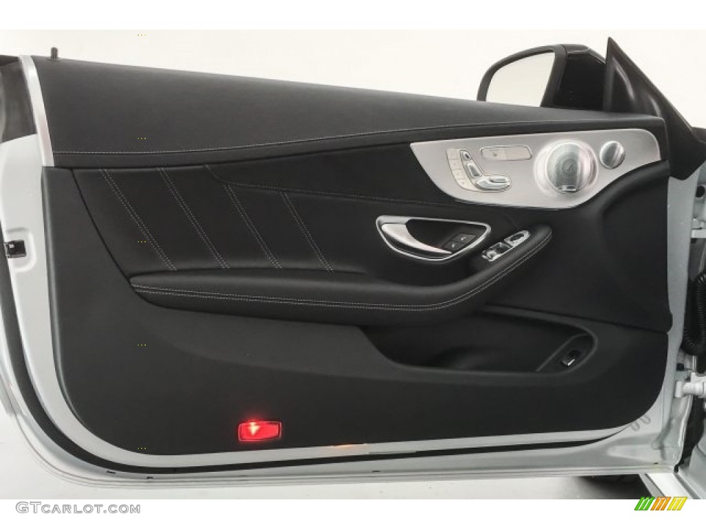 2018 Mercedes-Benz C 63 S AMG Coupe Black Door Panel Photo #125951541