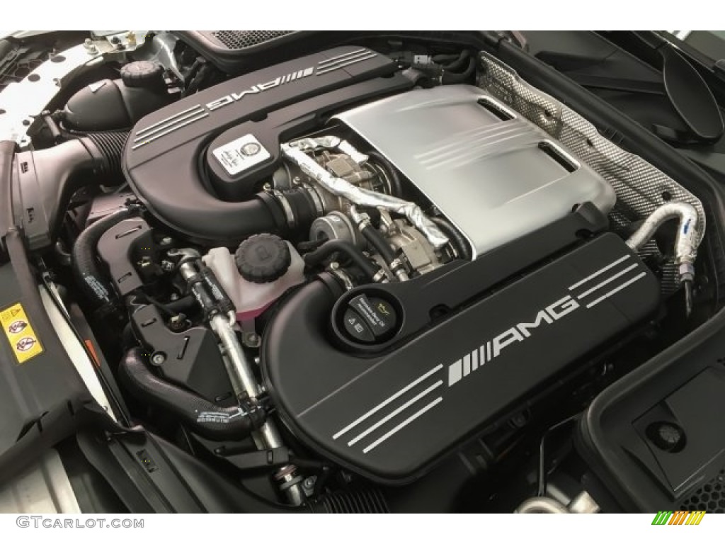 2018 Mercedes-Benz C 63 S AMG Coupe 4.0 Liter AMG biturbo DOHC 32-Valve VVT V8 Engine Photo #125951655