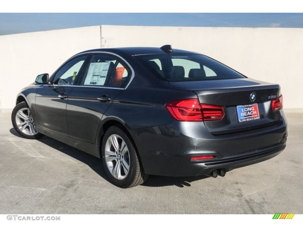 2018 3 Series 330i Sedan - Mineral Grey Metallic / Black photo #3