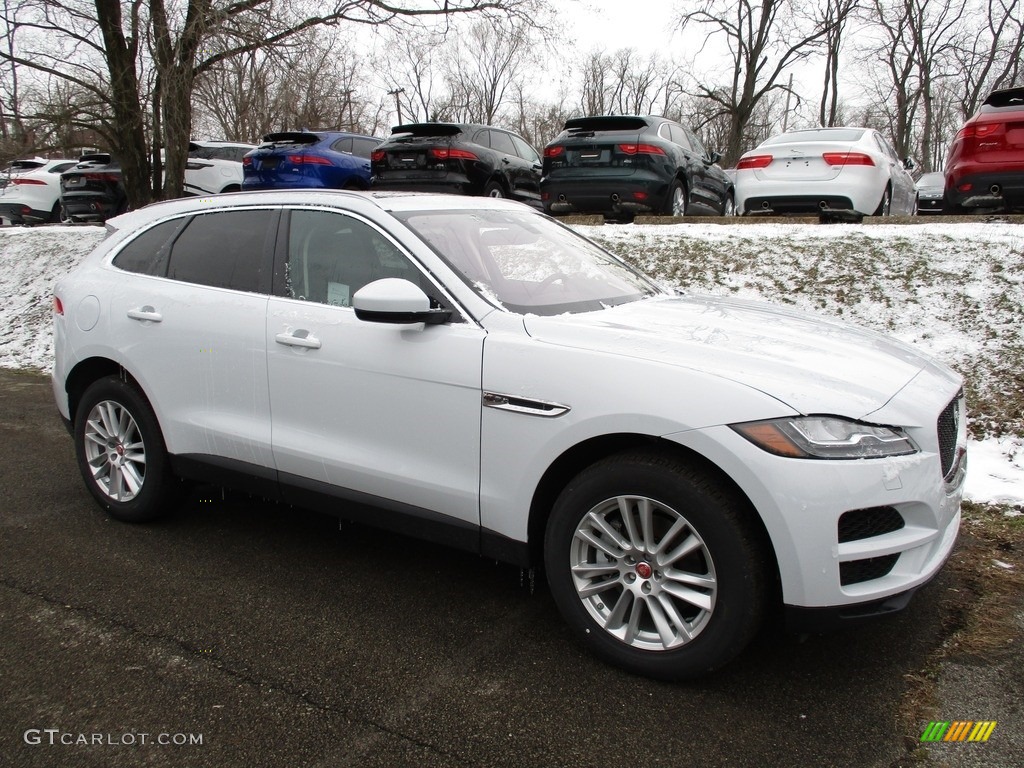 Yulong White Metallic 2018 Jaguar F-PACE 30t AWD Prestige Exterior Photo #125953374