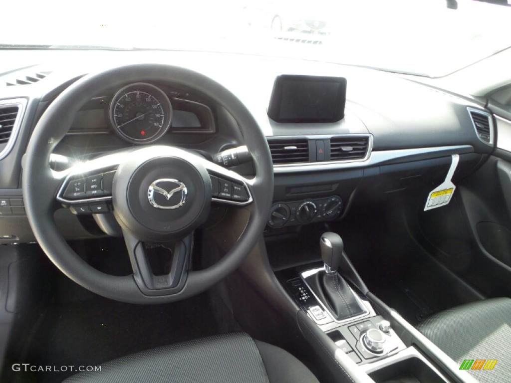 2018 MAZDA3 Sport 4 Door - Deep Crystal Blue Mica / Black photo #3