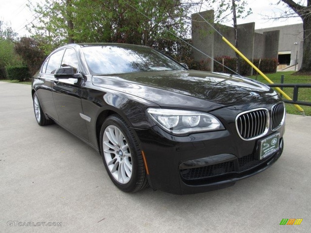 2013 7 Series 760Li Sedan - Individual Ruby Black Metallic / Individual Caramel/Black photo #2