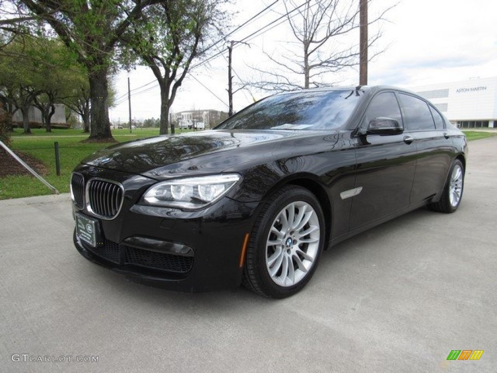Individual Ruby Black Metallic 2013 BMW 7 Series 760Li Sedan Exterior Photo #125955204