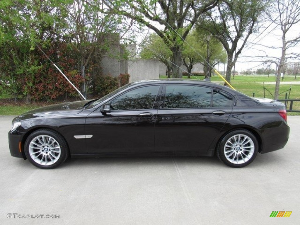 Individual Ruby Black Metallic 2013 BMW 7 Series 760Li Sedan Exterior Photo #125955219