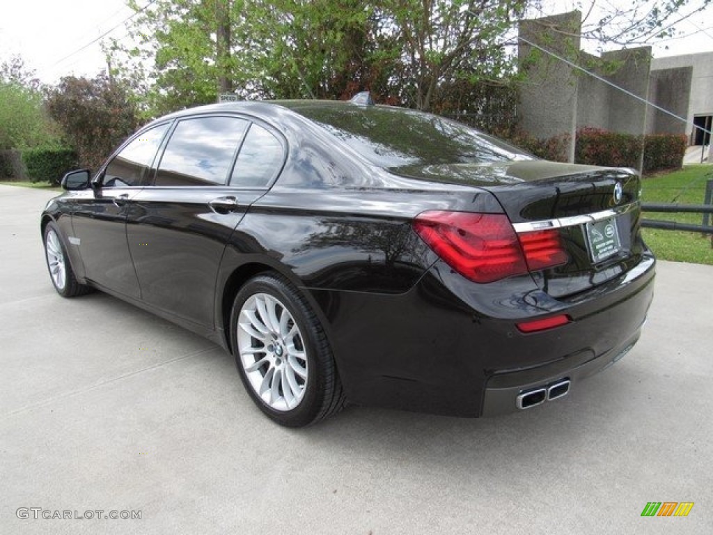 2013 7 Series 760Li Sedan - Individual Ruby Black Metallic / Individual Caramel/Black photo #12