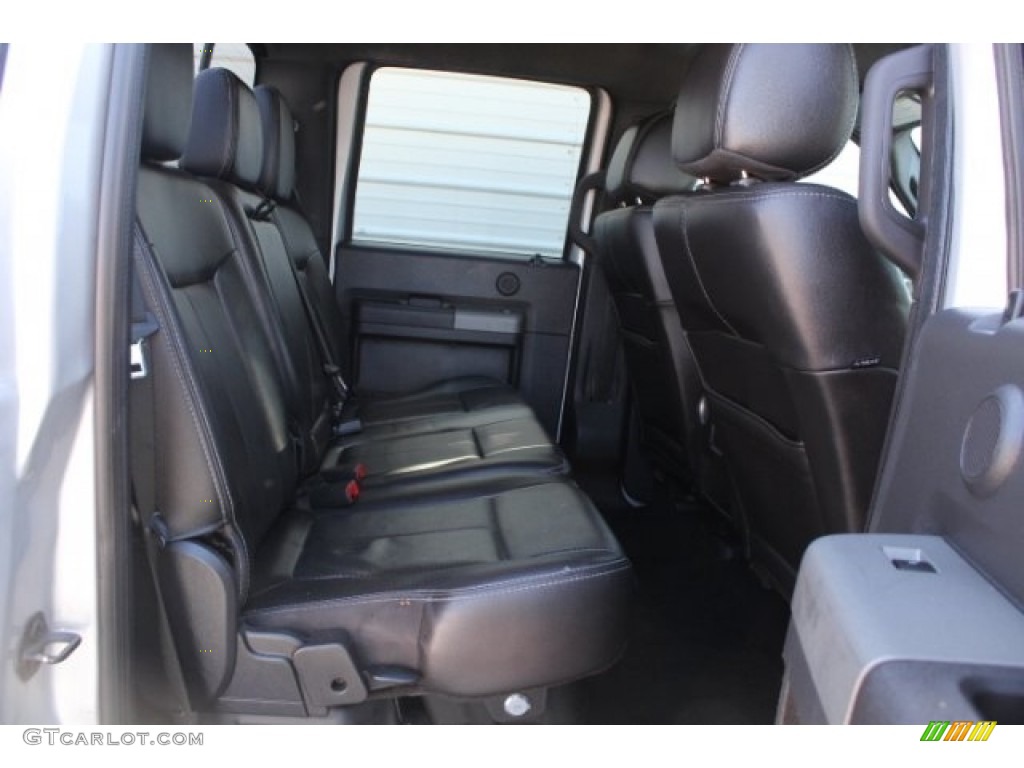 2012 F250 Super Duty Lariat Crew Cab 4x4 - Sterling Grey Metallic / Black photo #28