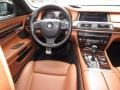 2013 BMW 7 Series Individual Caramel/Black Interior Dashboard Photo