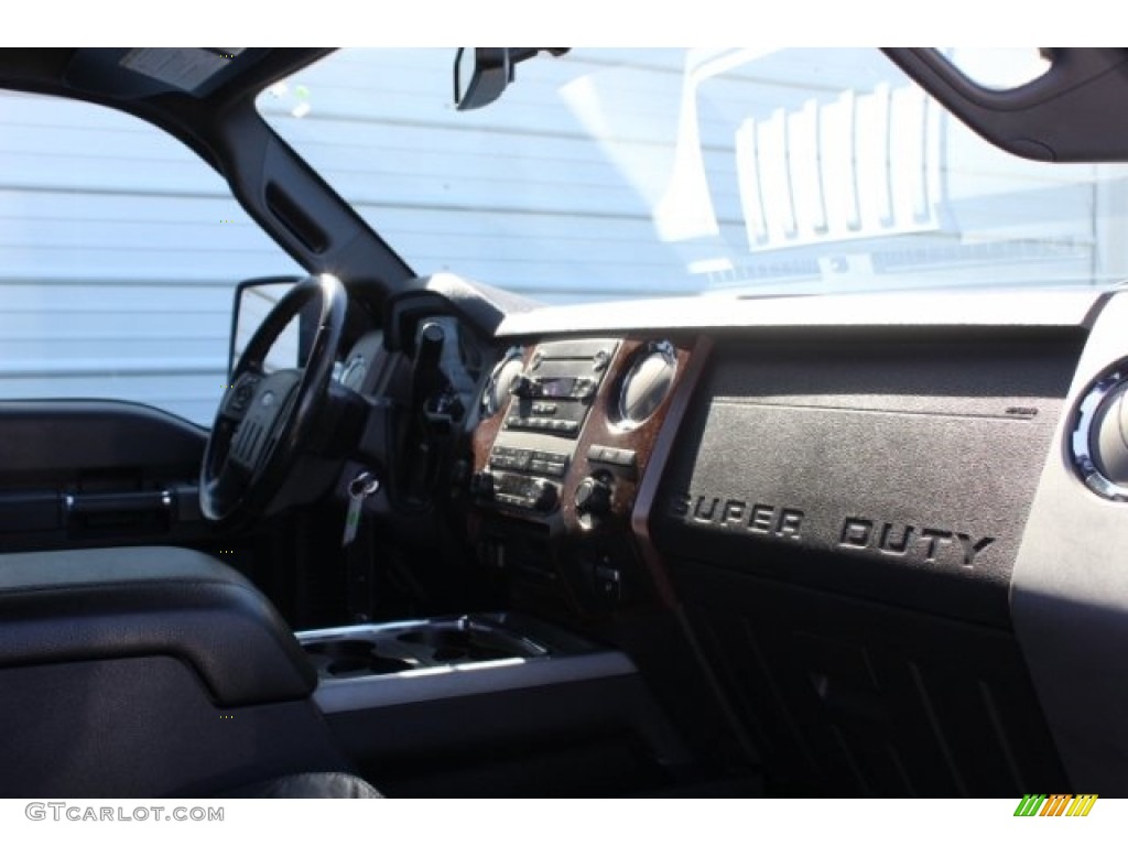 2012 F250 Super Duty Lariat Crew Cab 4x4 - Sterling Grey Metallic / Black photo #30