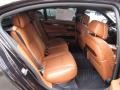 2013 BMW 7 Series Individual Caramel/Black Interior Rear Seat Photo