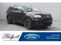 2018 Shadow Black Ford Explorer XLT  photo #1