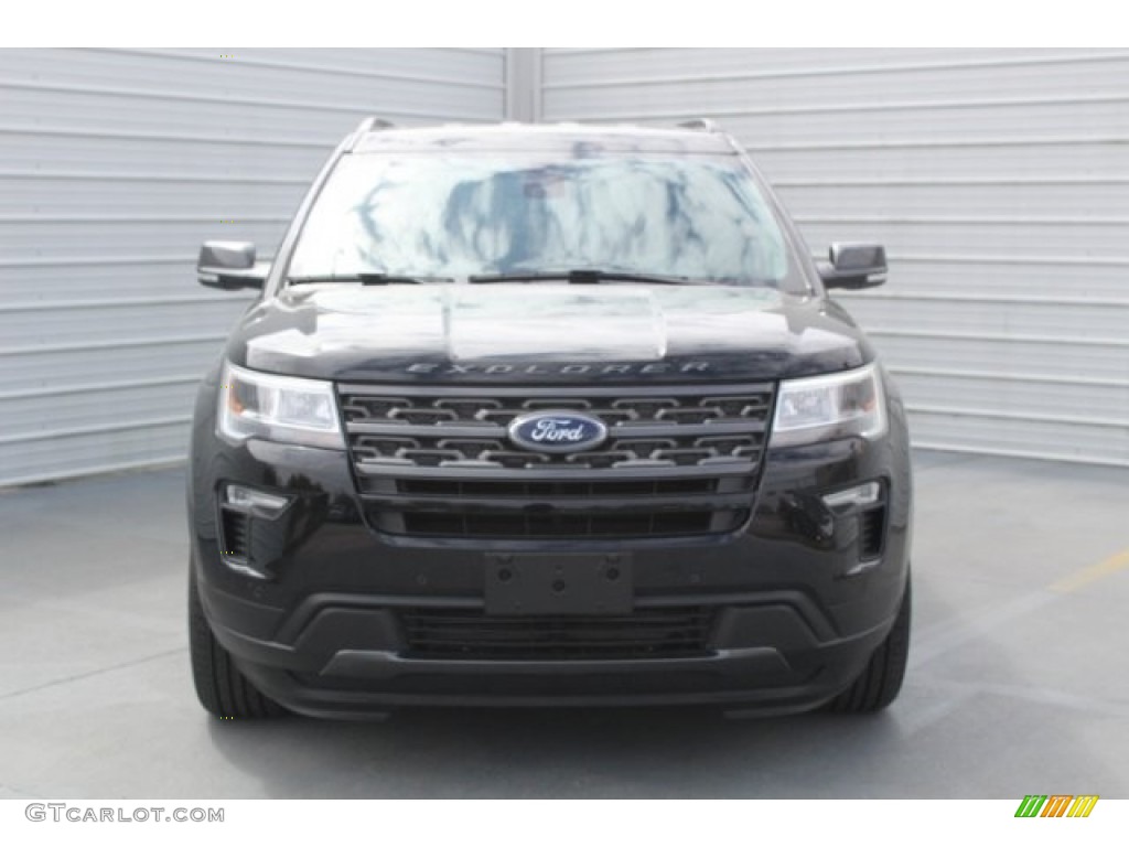 2018 Explorer XLT - Shadow Black / Ebony Black photo #2
