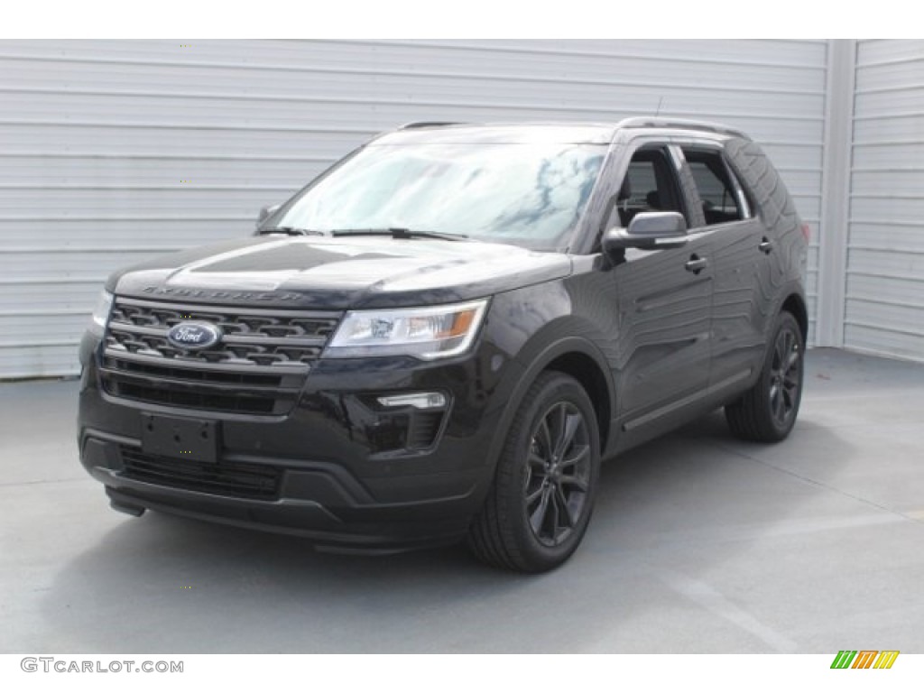 2018 Explorer XLT - Shadow Black / Ebony Black photo #3