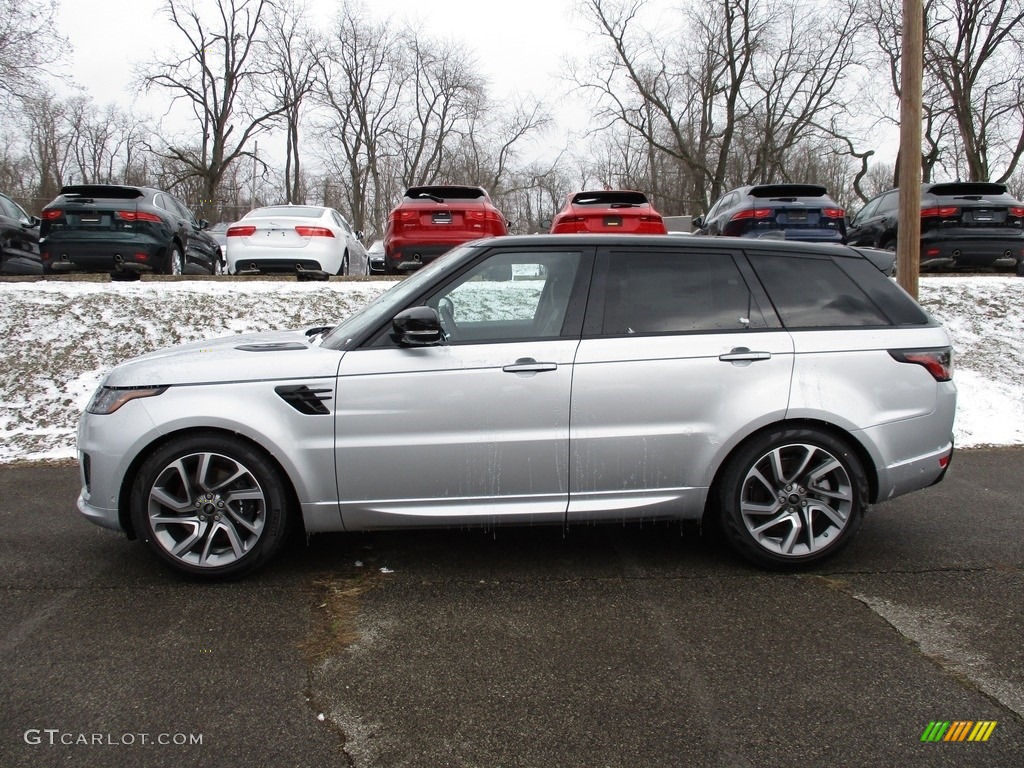 Indus Silver Metallic 2018 Land Rover Range Rover Sport HSE Dynamic Exterior Photo #125956089