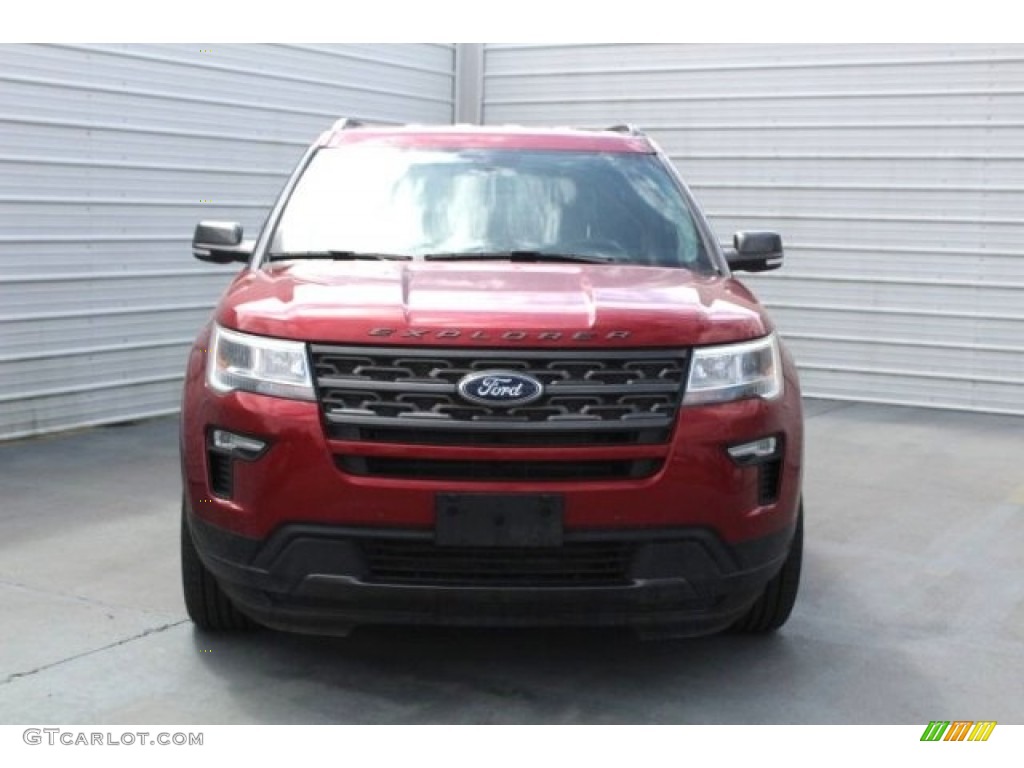 2018 Explorer XLT - Ruby Red / Ebony Black photo #2