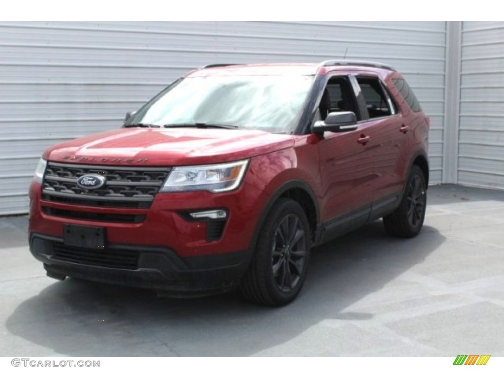 2018 Explorer XLT - Ruby Red / Ebony Black photo #3