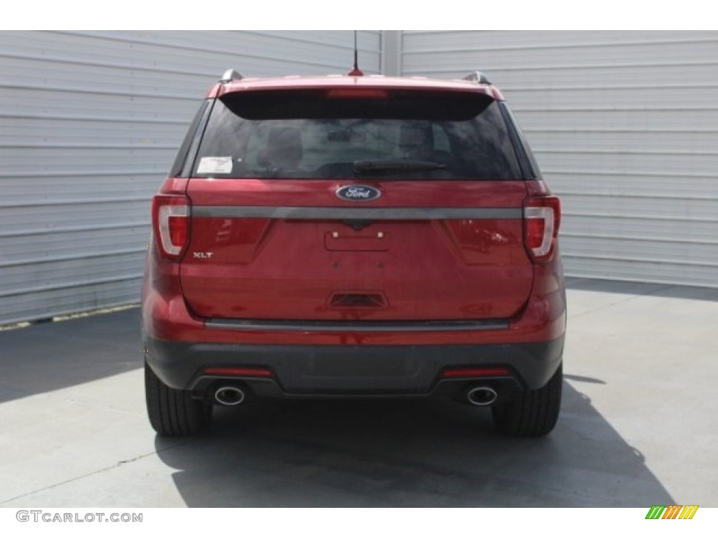 2018 Explorer XLT - Ruby Red / Ebony Black photo #7