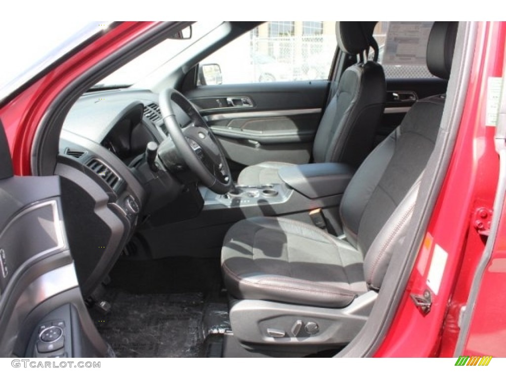 2018 Explorer XLT - Ruby Red / Ebony Black photo #13