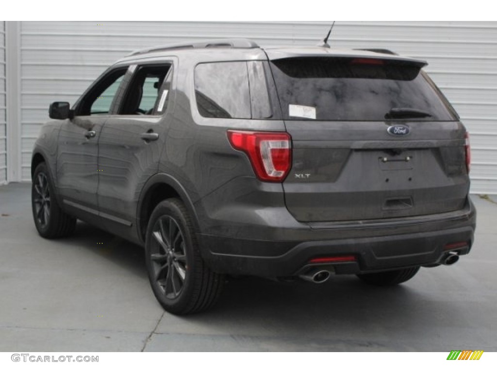 2018 Explorer XLT - Magnetic Metallic / Ebony Black photo #6