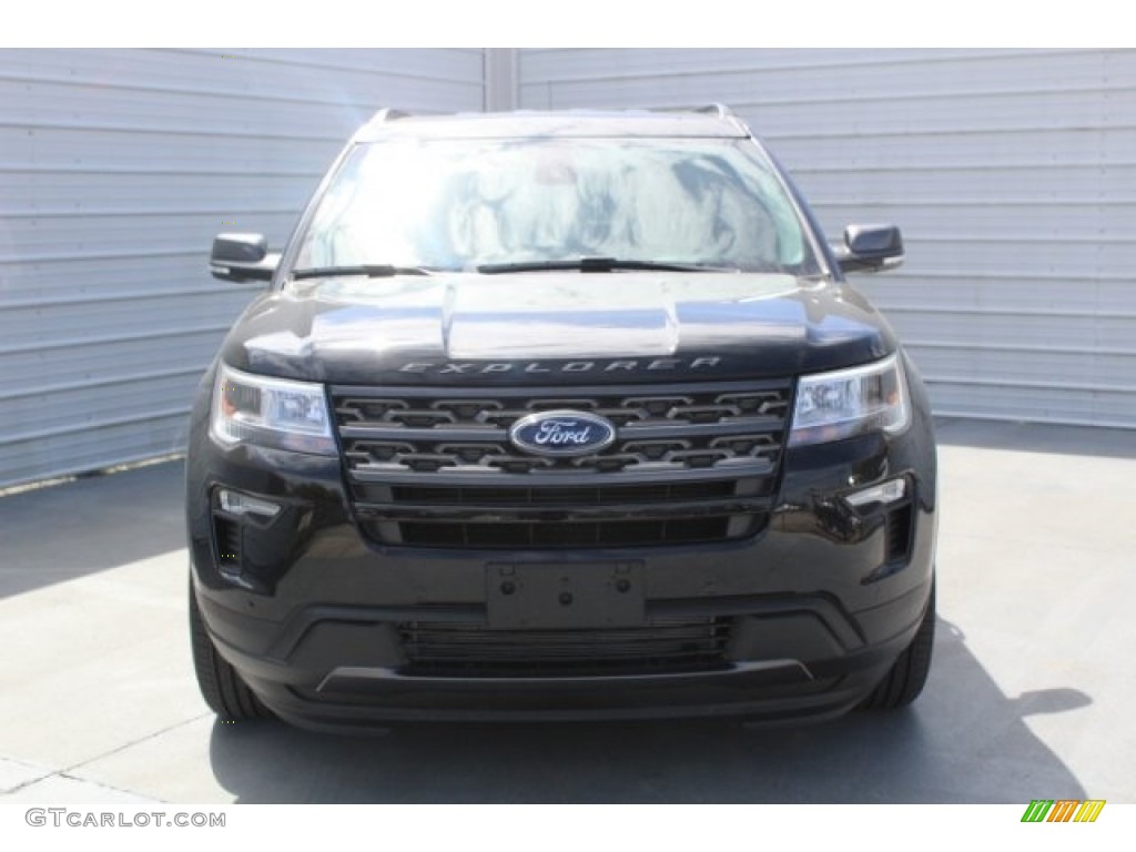 2018 Explorer XLT - Shadow Black / Ebony Black photo #2