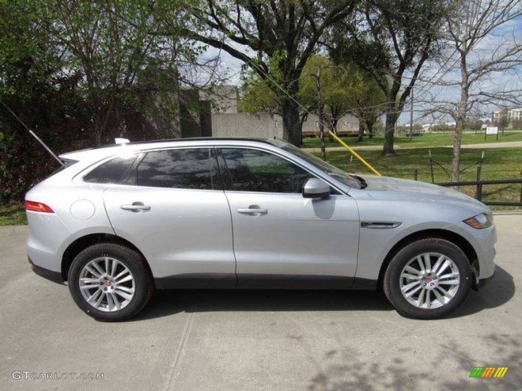 2018 F-PACE 25t AWD Prestige - Indus Silver Metallic / Ebony photo #6