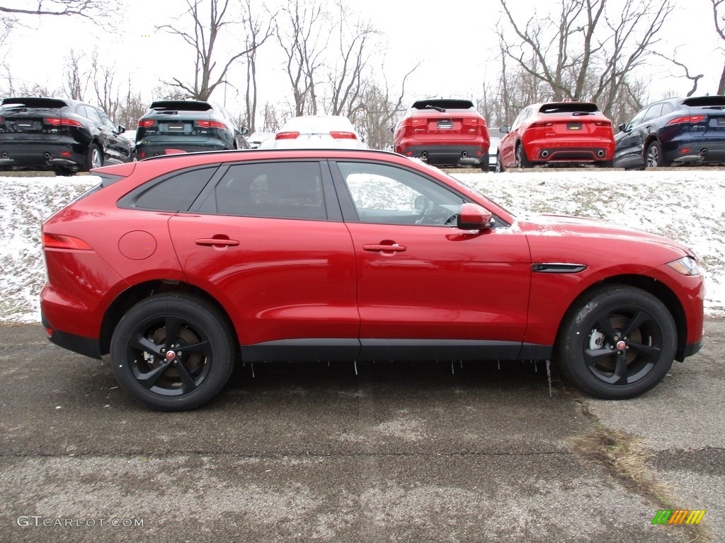 Firenze Red Metallic 2018 Jaguar F-PACE 30t AWD Prestige Exterior Photo #125957592