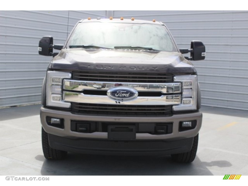 2018 F250 Super Duty King Ranch Crew Cab 4x4 - Magma Red / King Ranch Kingsville Java photo #2