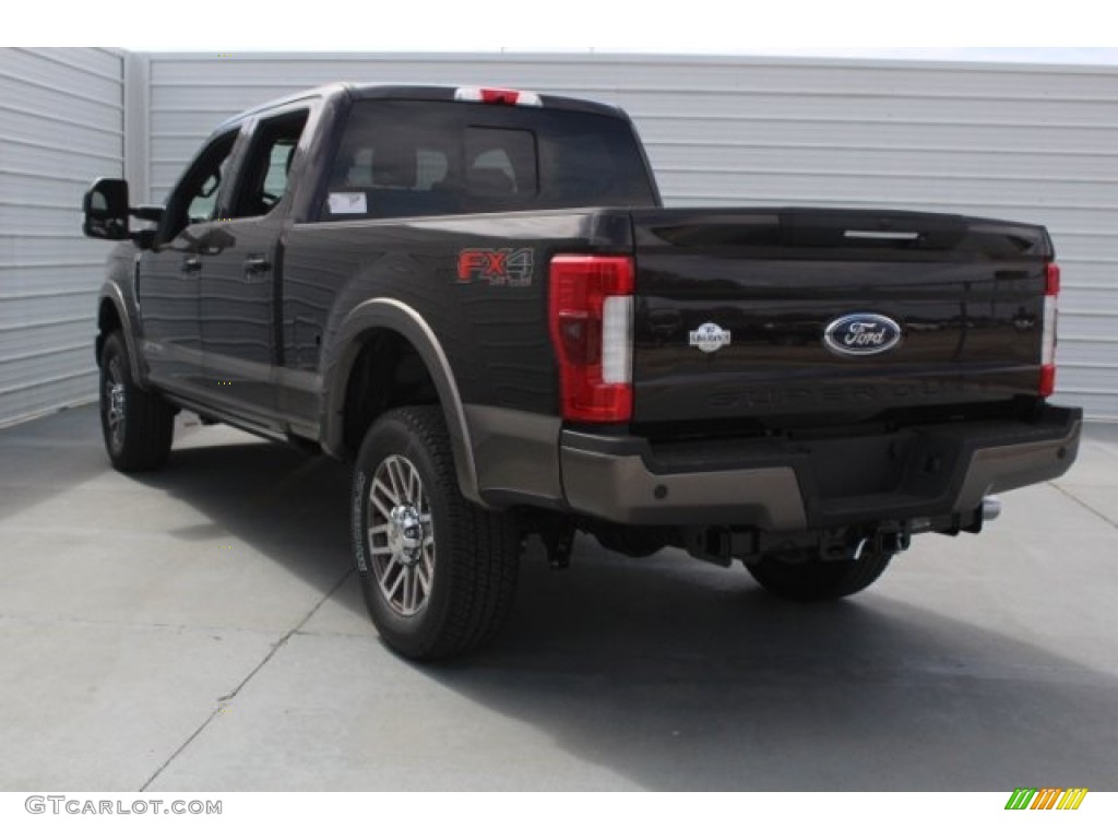 2018 F250 Super Duty King Ranch Crew Cab 4x4 - Magma Red / King Ranch Kingsville Java photo #6