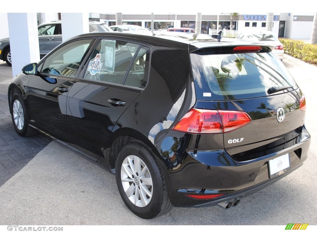 2015 Golf 4 Door 1.8T S - Black / Black photo #6