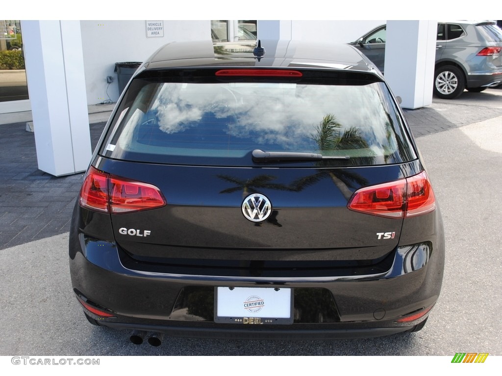 2015 Golf 4 Door 1.8T S - Black / Black photo #8