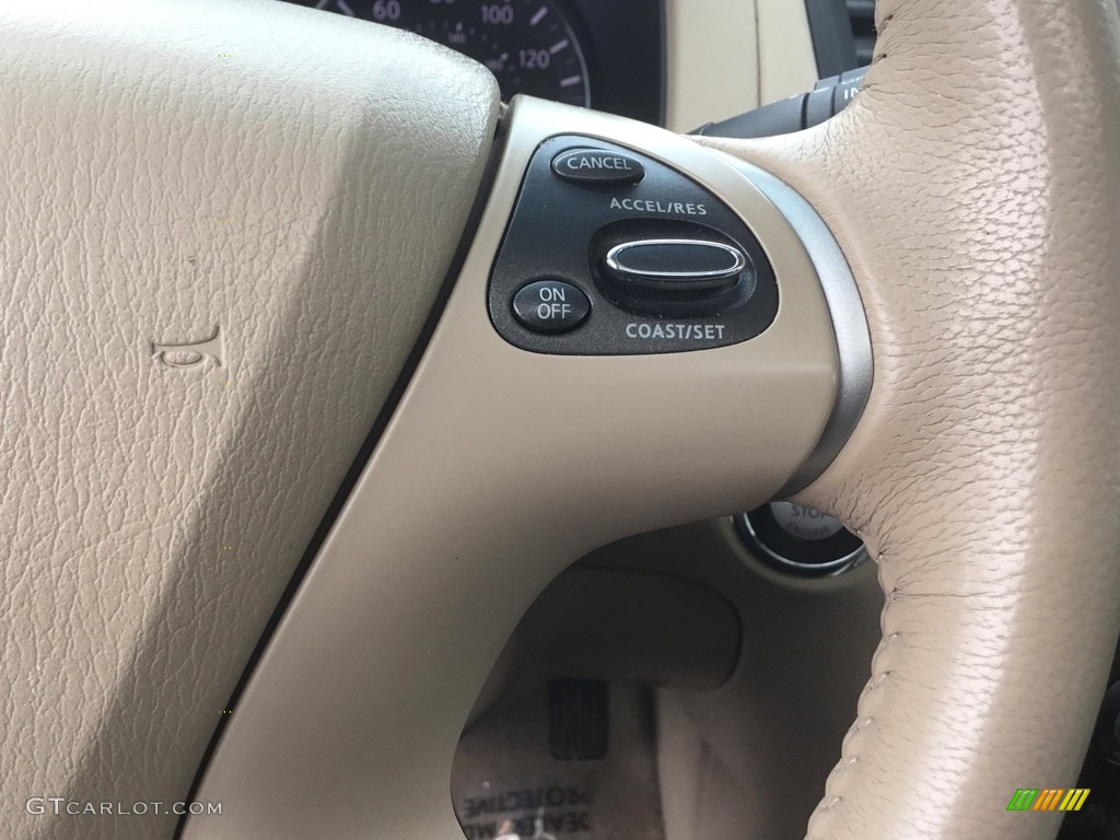 2013 Pathfinder Platinum 4x4 - Moonlight White / Almond photo #17