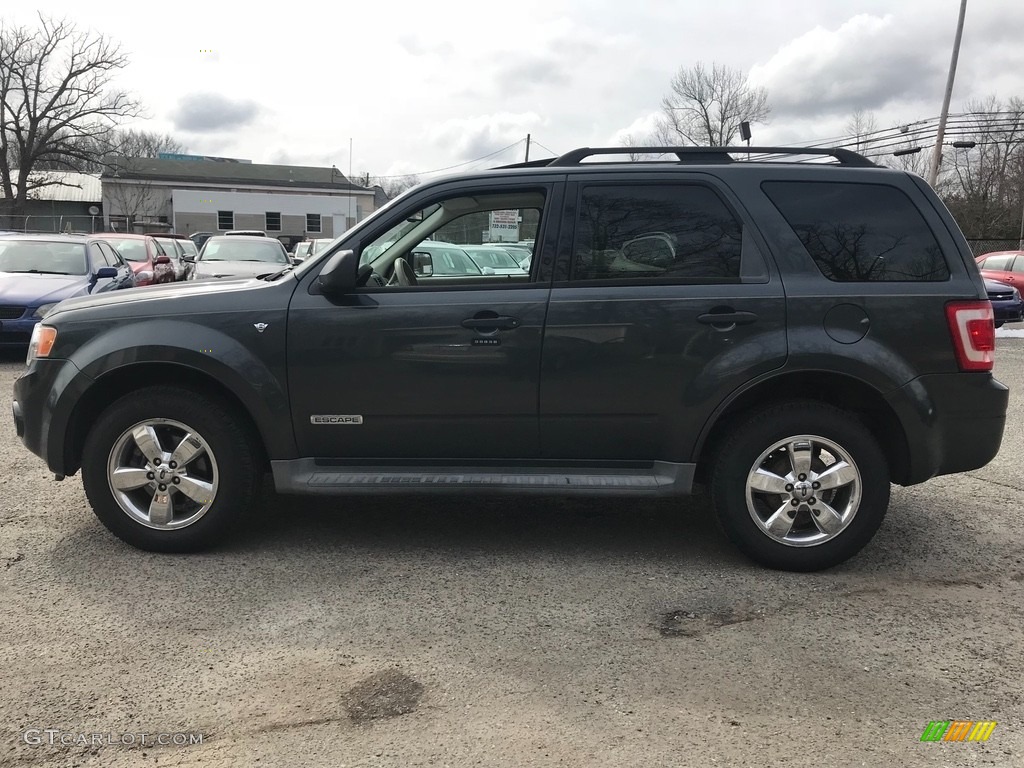 2008 Escape XLT V6 4WD - Tungsten Grey Metallic / Charcoal photo #3