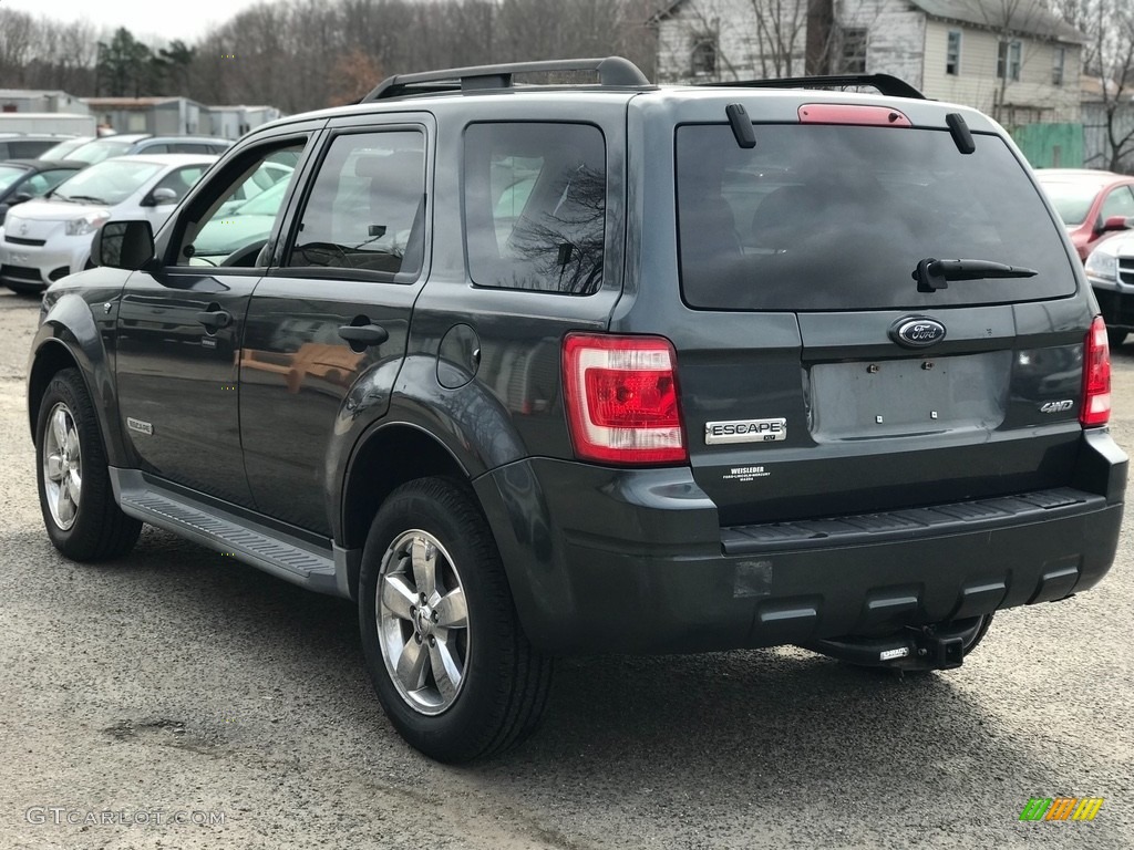 2008 Escape XLT V6 4WD - Tungsten Grey Metallic / Charcoal photo #4