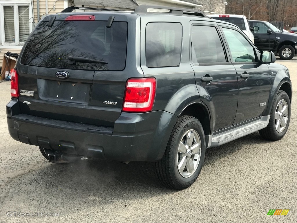 2008 Escape XLT V6 4WD - Tungsten Grey Metallic / Charcoal photo #7