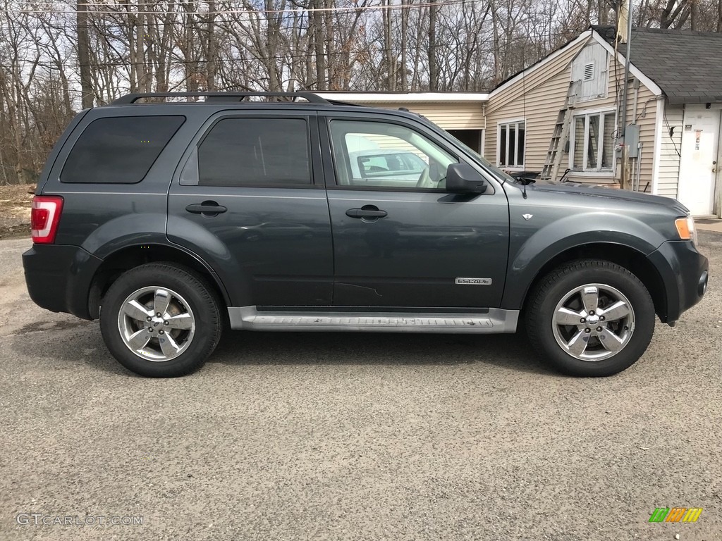 2008 Escape XLT V6 4WD - Tungsten Grey Metallic / Charcoal photo #8